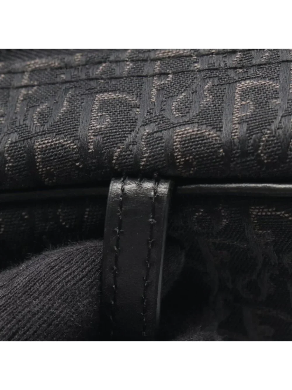 Dior Handbag Street Chic Trotter Black Canvas Leather - Picture 9 of 9